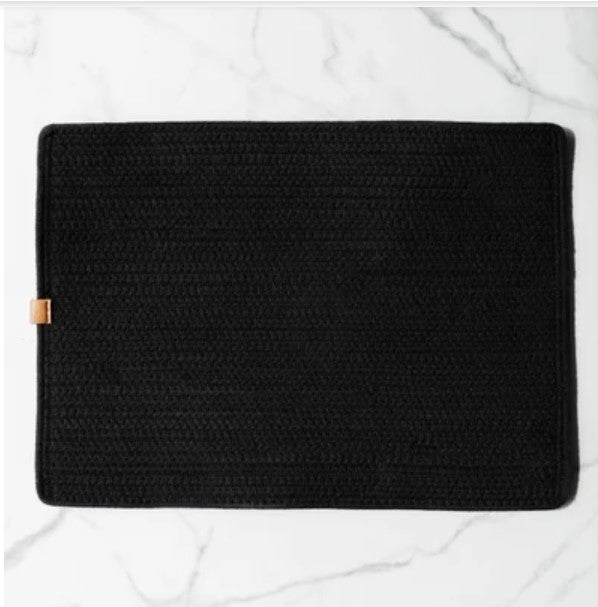 Black Rectangle Placemat
