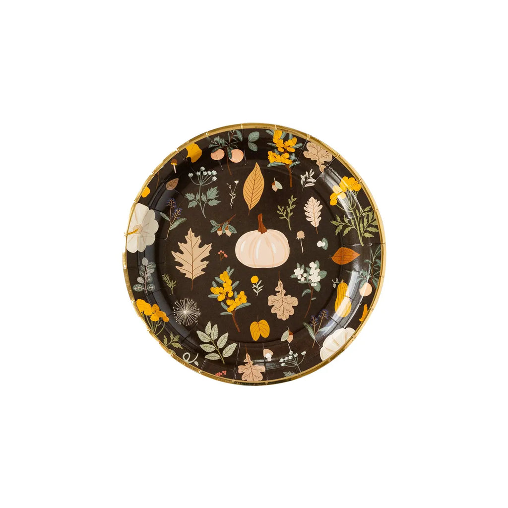 Harvest Moody Fall Paper Plates