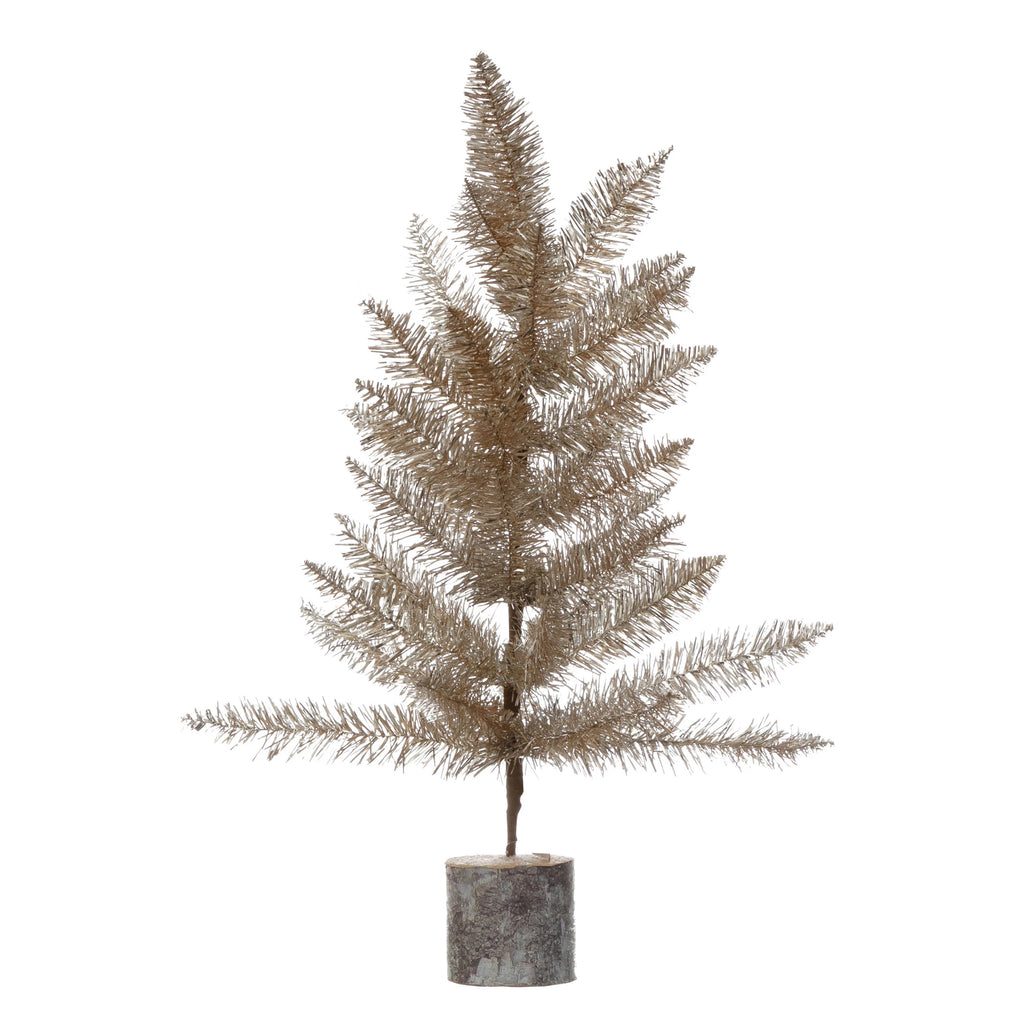Silver/Gold Tinsel Tree