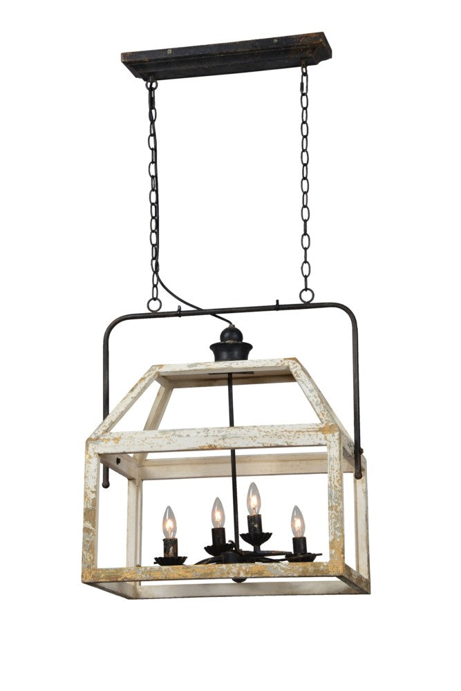 Nancy 4 Light Chandelier - Out of the Woodwork Designs