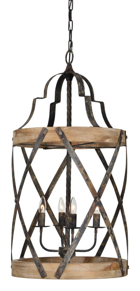 Melody 4 Light Chandelier - Out of the Woodwork Designs