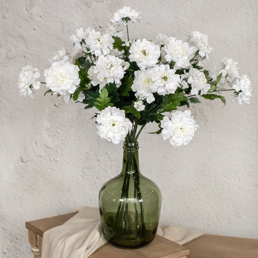 White Scabiosa Spray