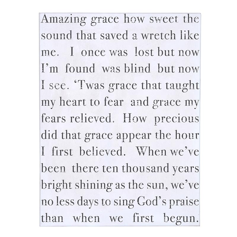 Amazing Grace Wall Board