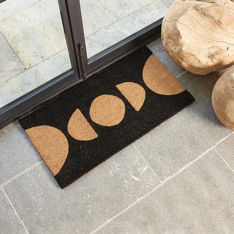 Modern Black Door Mat