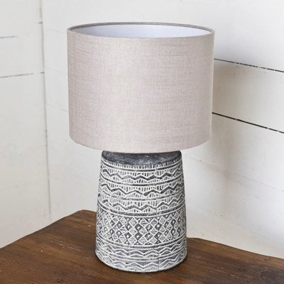 Charcoal Boho Lamp