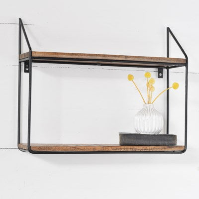 Two Tier Wall Shelf