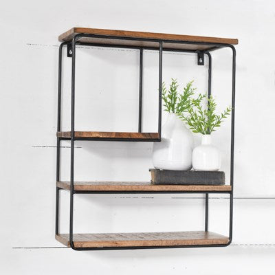 Three Tiered Wall Shelf