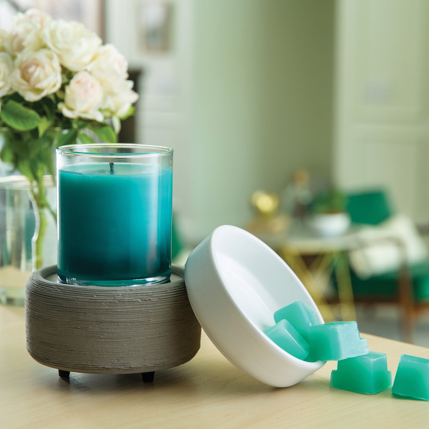 Grey Textured 2-in-1 Wax Warmer