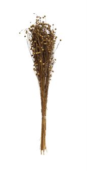 Dried Natural Flax Bunch - Out of the Woodwork Designs