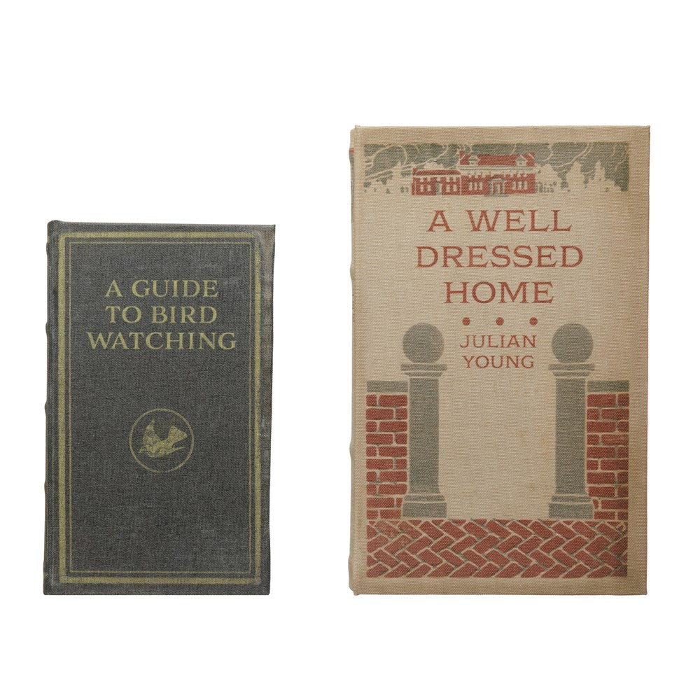 Set of Books - Tan and Black