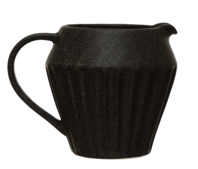 Black Creamer Pot