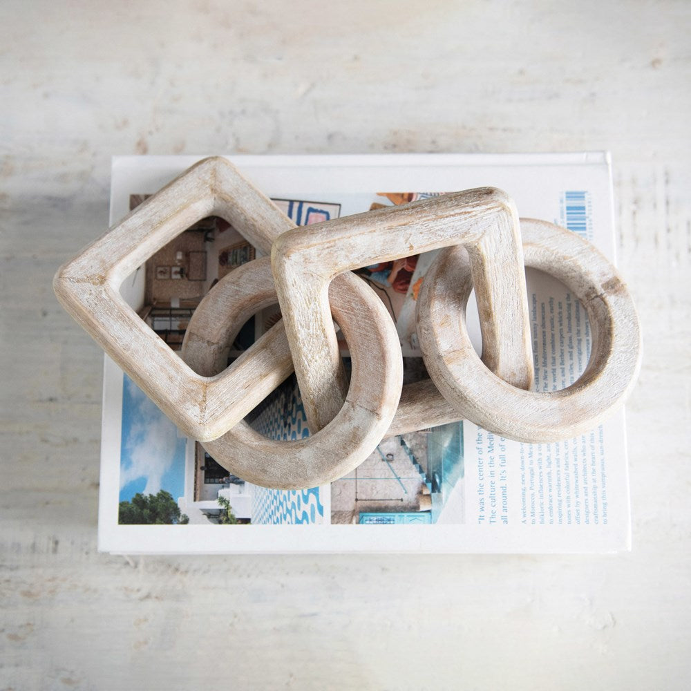Whitewashed Wood Chain
