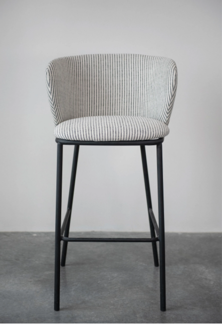 Striped Bar Stool