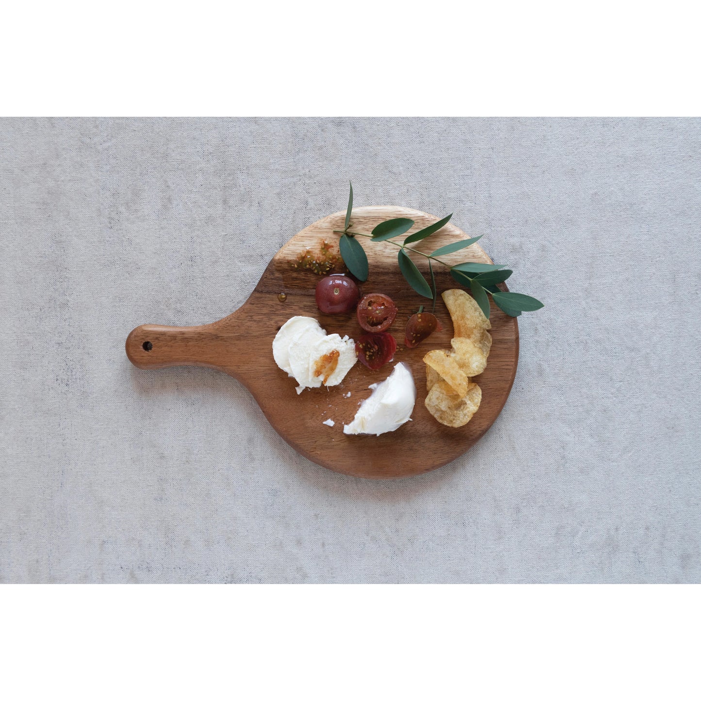 Wood Cheese/Cutting Board with Handle