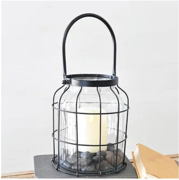 Tin Weave Candle Holder - Medium
