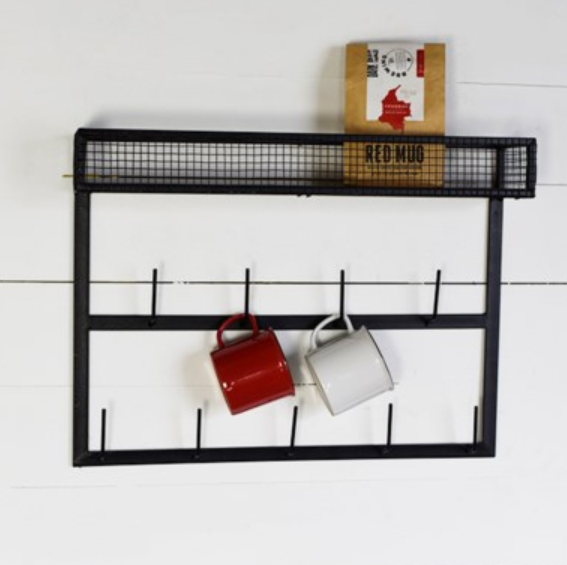 Coffee Station Wall Shelf