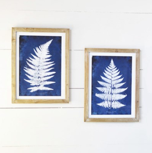 Indigo Fern Print - 2 Styles