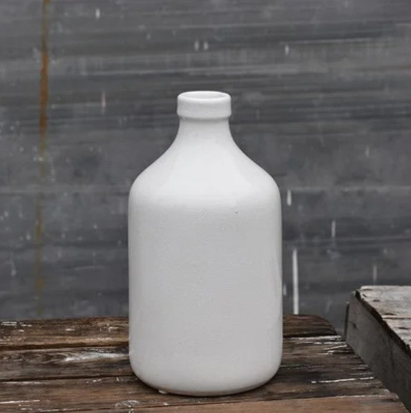 White Bottle Vase