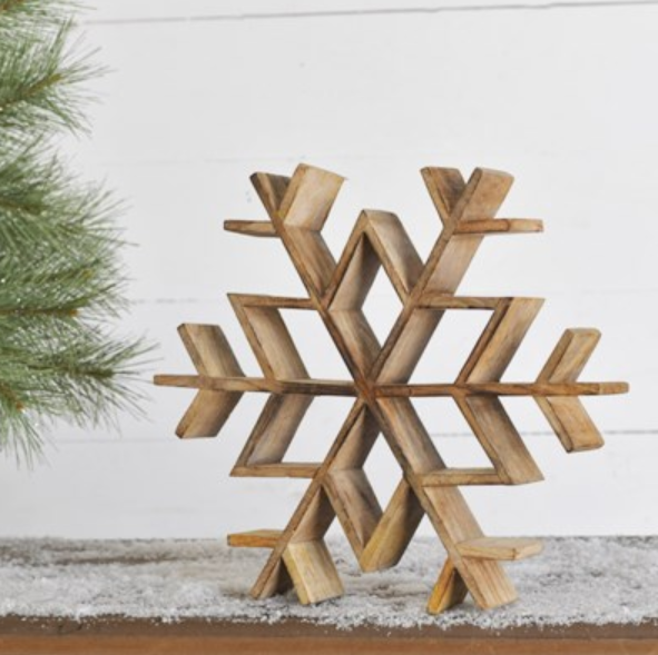 Wood Snowflake - Medium