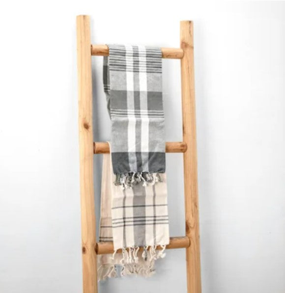 Multi Stripe Fringe Towel -Set of 2