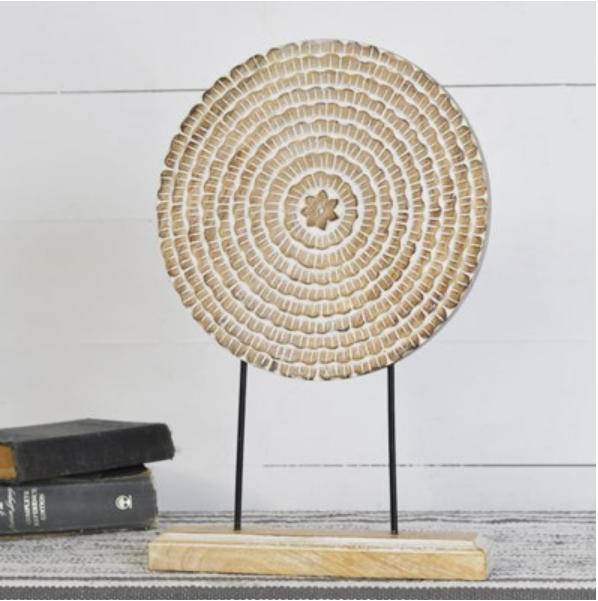 Flower Medallion Table Top Decor