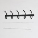 5 Hook Iron Wall Hanger