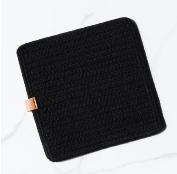 Black Square Hot Pad
