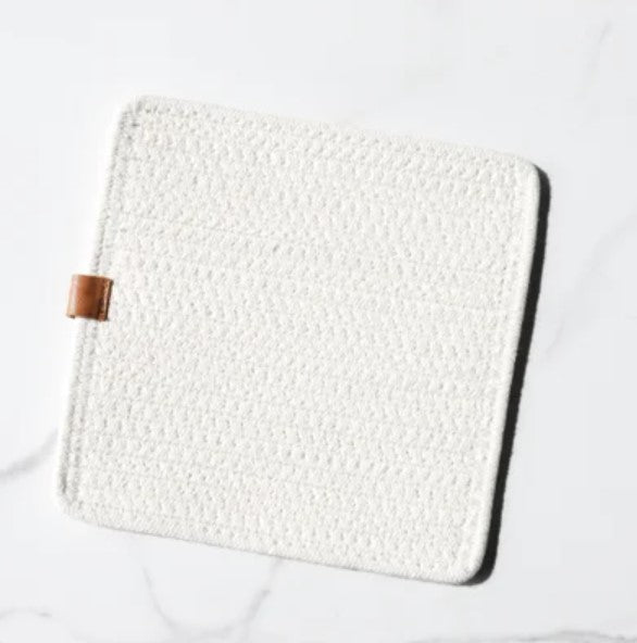 Ivory Square Hot Pad