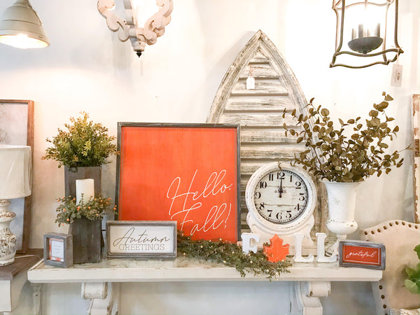 Fall Decor and Floral