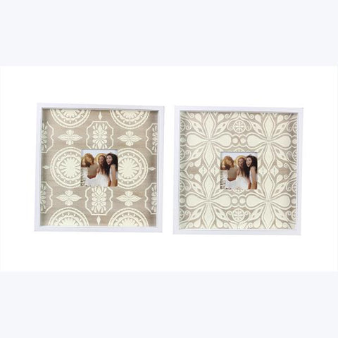 Tan and Cream Photo Frame - 2 Styles