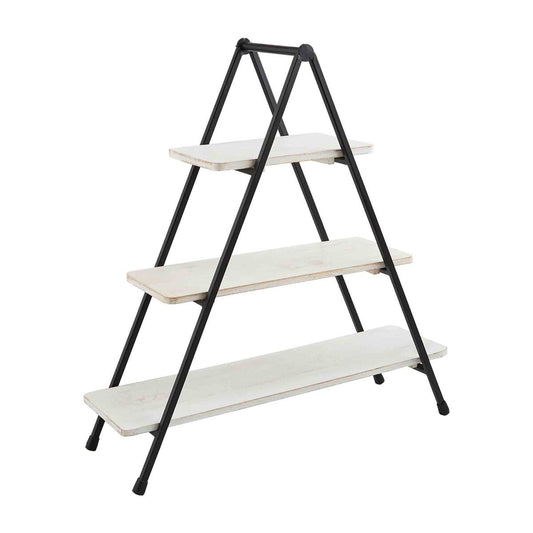 White Three Tier Serving Shelf