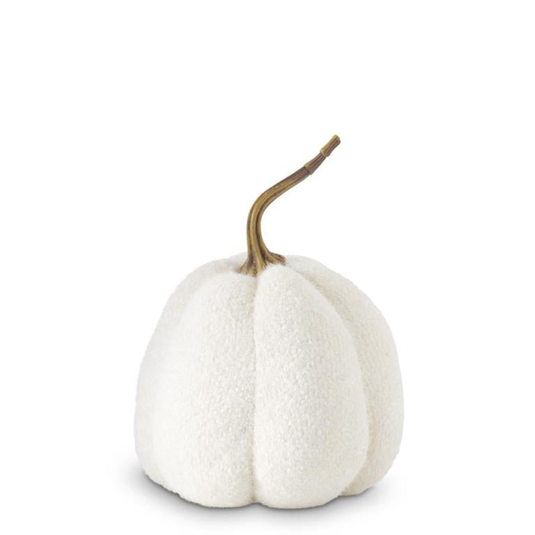 Fuzzy White Pumpkin - Small