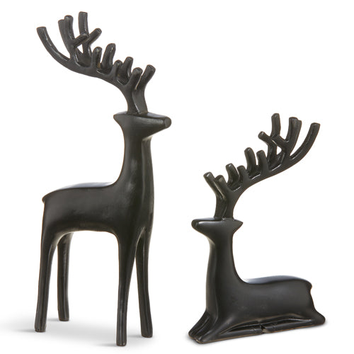 Modern Matte Black Deer - 2 Styles
