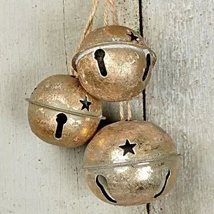 Distressed Gold Trio Bells