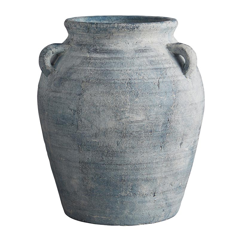 Grey Antique Finish Pot