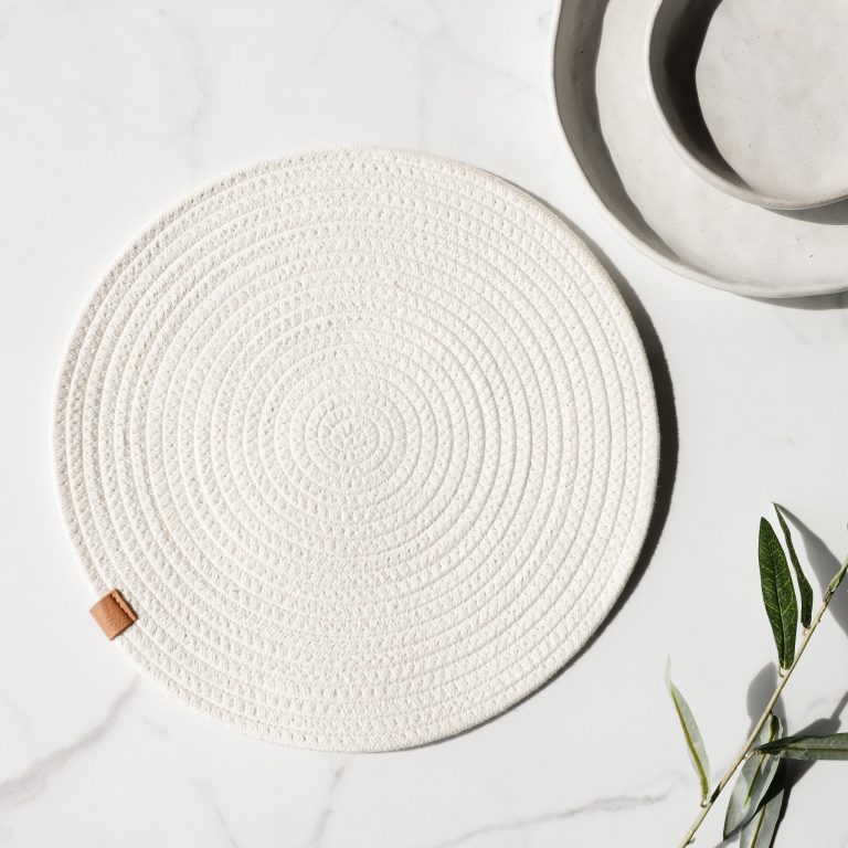 Ivory Round Placemat