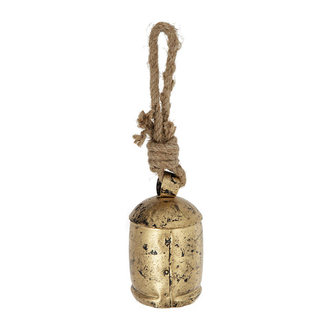 Gold Iron Hanging Bell Ornament