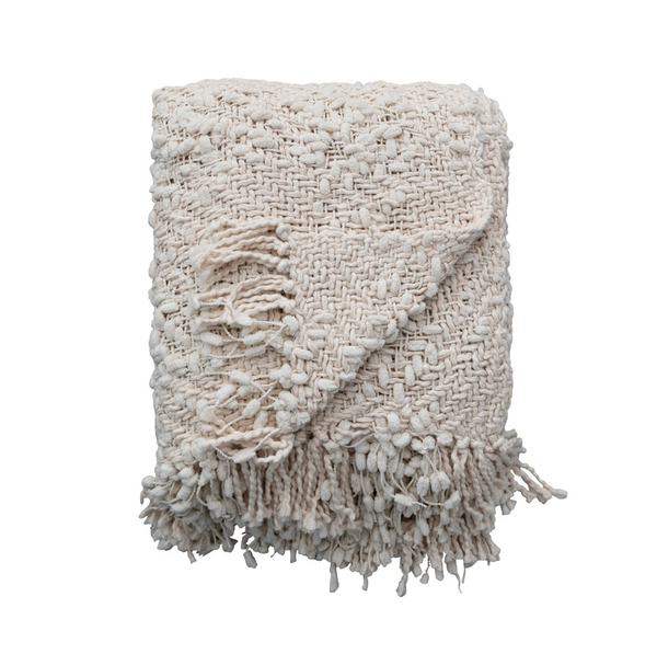 Savannah Cable Knit Throw