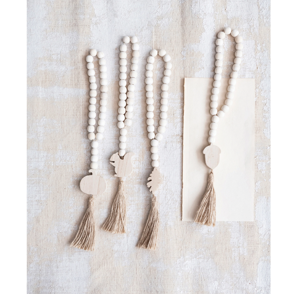 Fall Wood Beads - 4 Styles