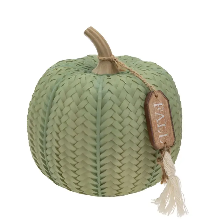 Sage Weave Textured Pumpkin
