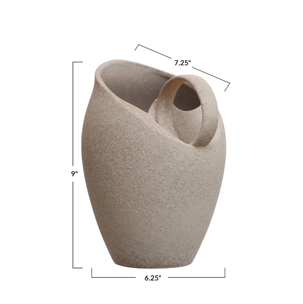 Robin Textured Stoneware Pitcher