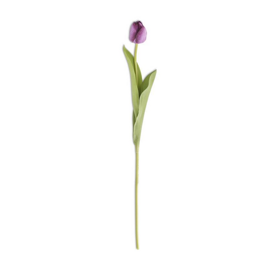 Tall Purple Real Touch Tulip