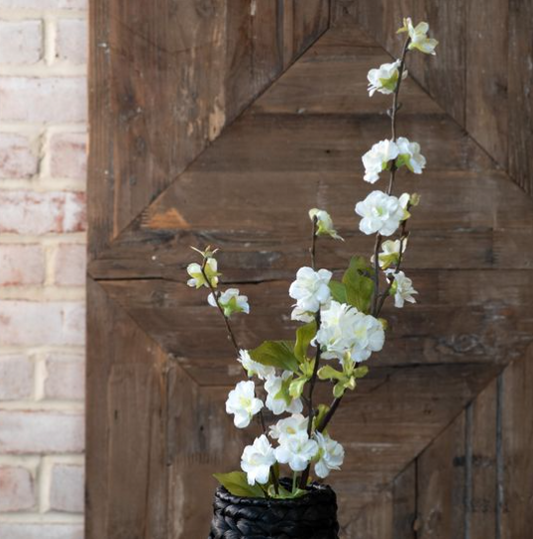 White Cherry Blossom Spray - 34.5"