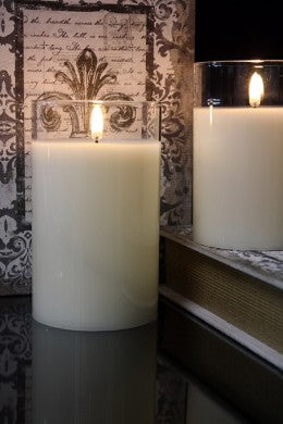 Simply Ivory LED Candle - 3.5" x 6"