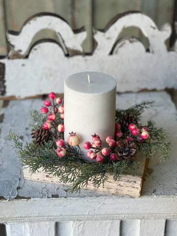 Dazzleberry Cypress Candle Ring - Folly