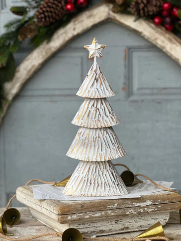Snow Gilded Christmas Tree - Medium