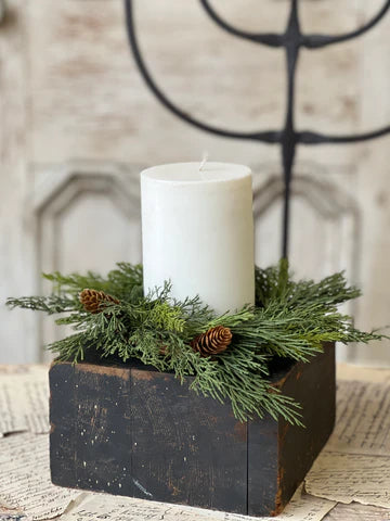 Advent Greens Candle Ring