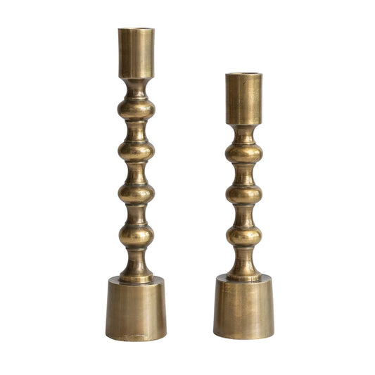 Antique Gold Tapers - Set of 2