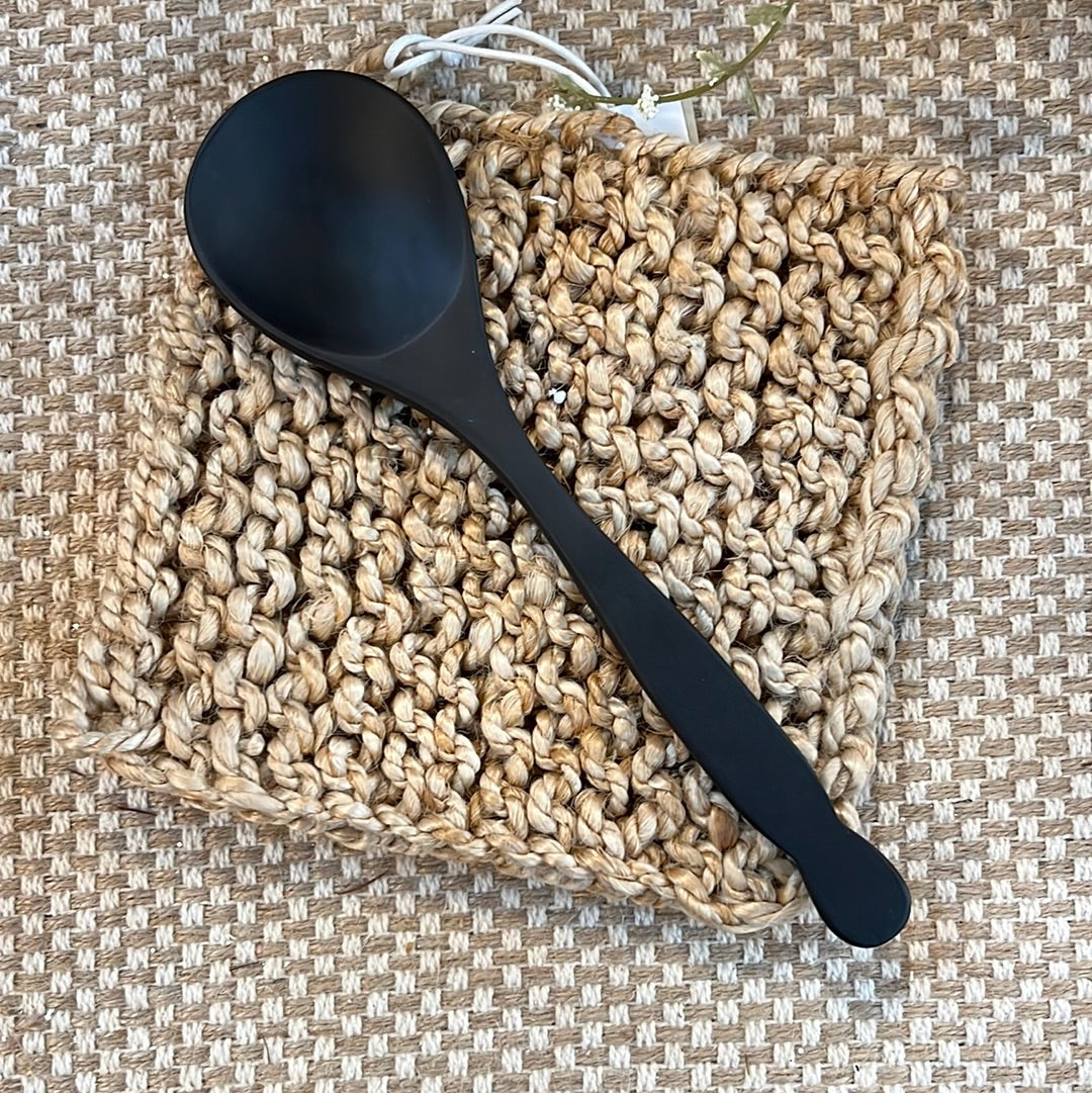 Black Wood Spoon