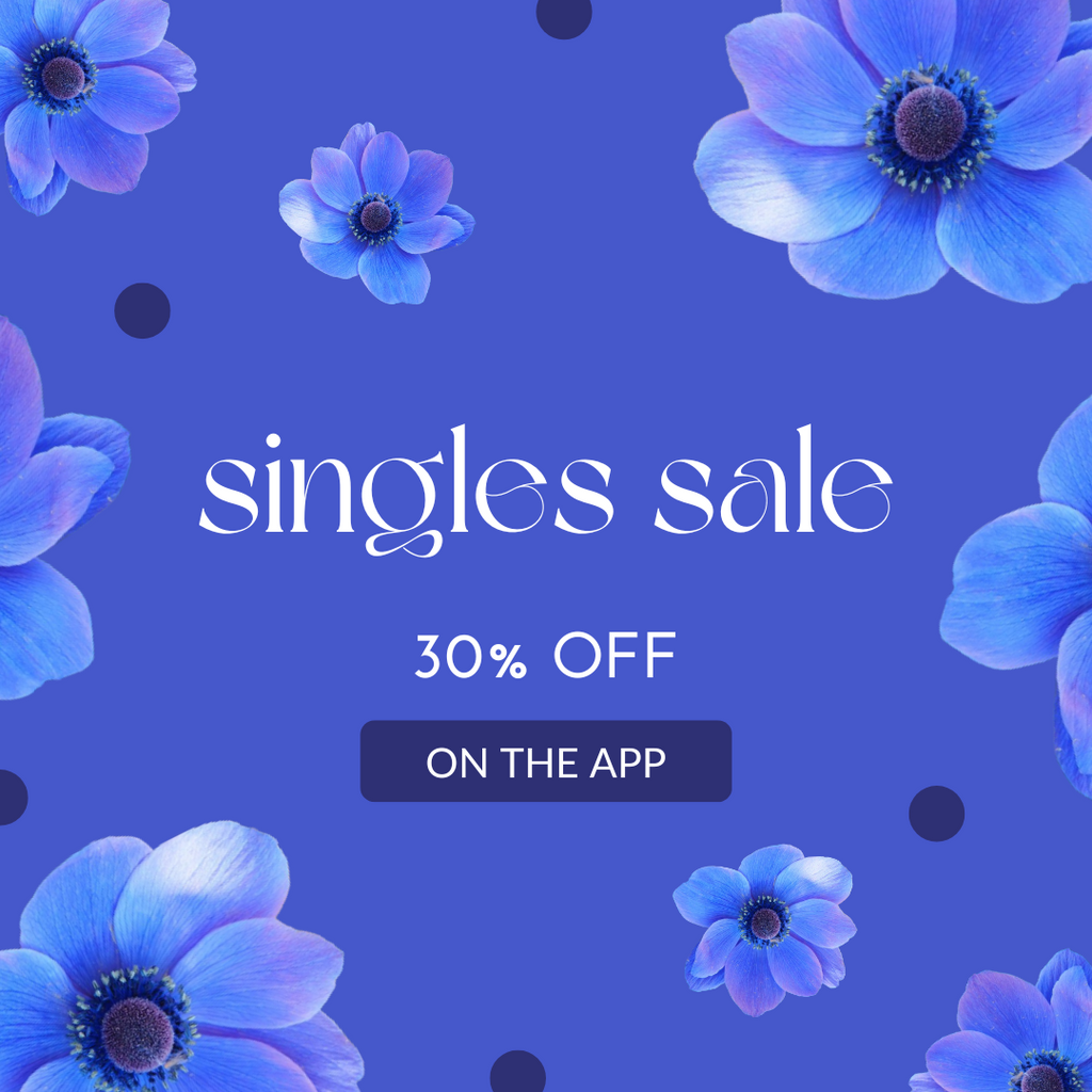 Singles Sale- 30% off
